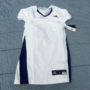NWT Adidas White/Purple American Football Jersey Size Medium